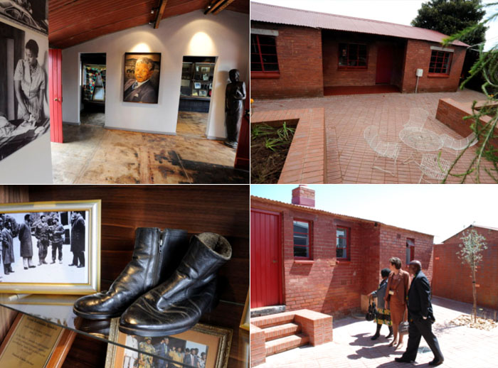 Research the legacy of the Mandela family at Mandela House