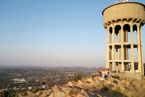 Make a cartwheel at the top of Joburg Northcliff Hill Eco Park